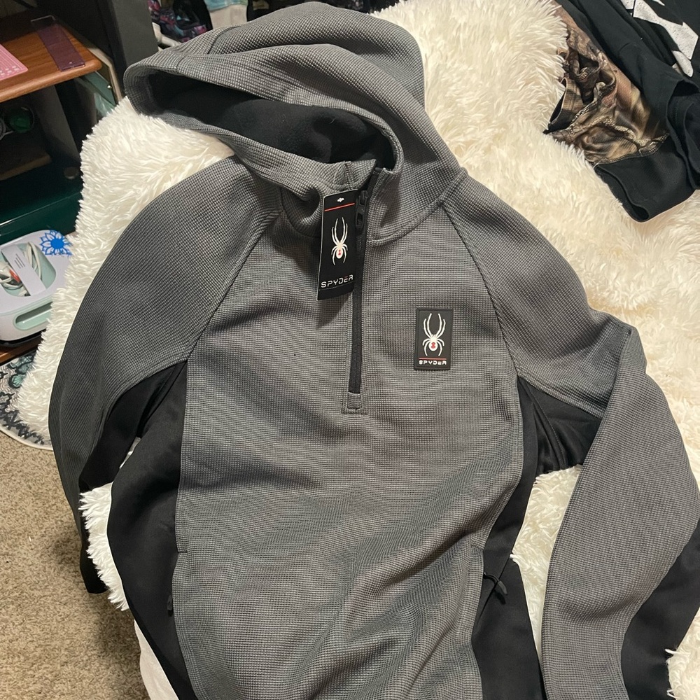 mens spyder pullover jacket.
